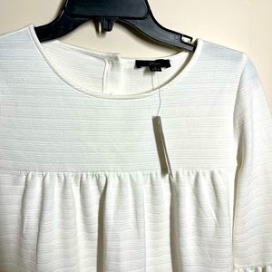 J.Crew Women’s Tiered 3/4 Sleeve Blouse Size S NWT